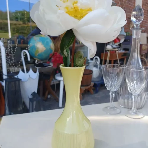 Smuk gul vase fra Rørstrand