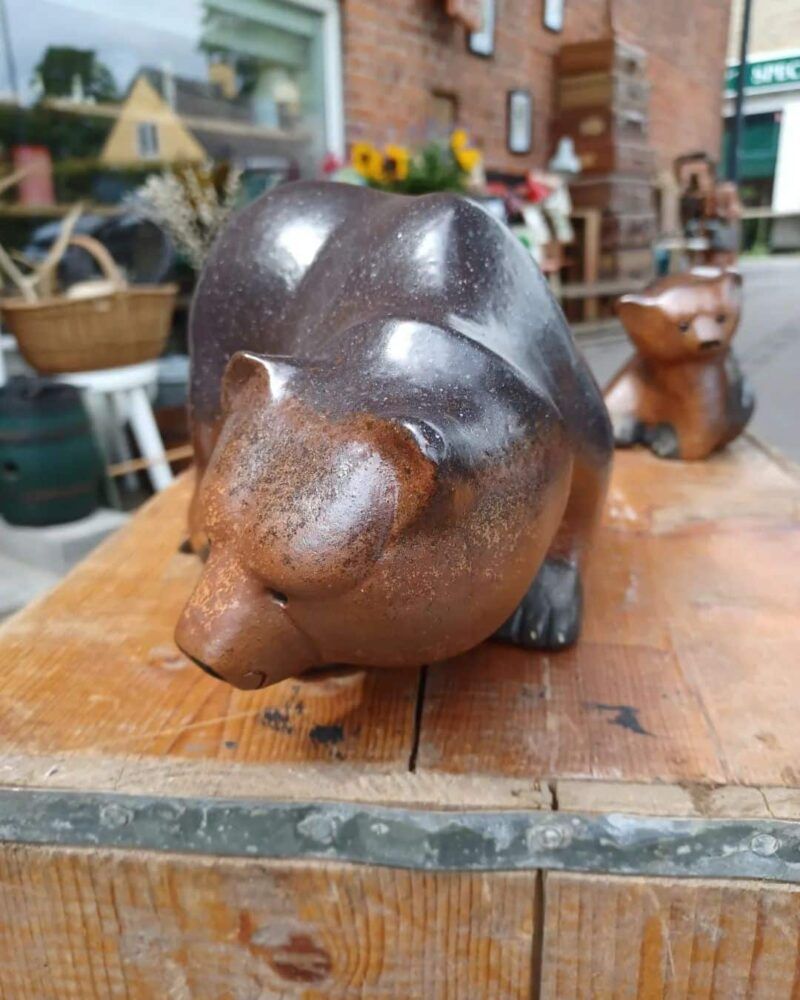 Skøn bjørn fra svenske Nittsjö keramik.