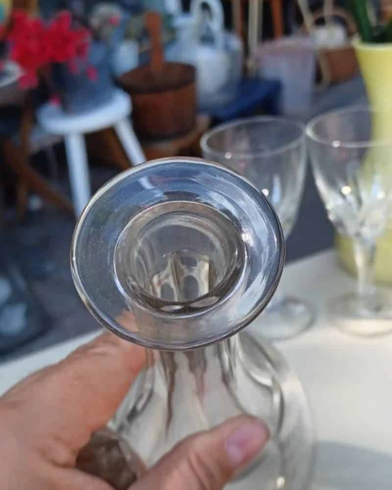 Virkelig flot karaffel med flot glasprop