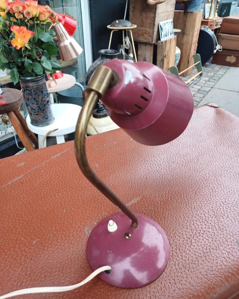 Fantastisk gammel svensk bordlampe