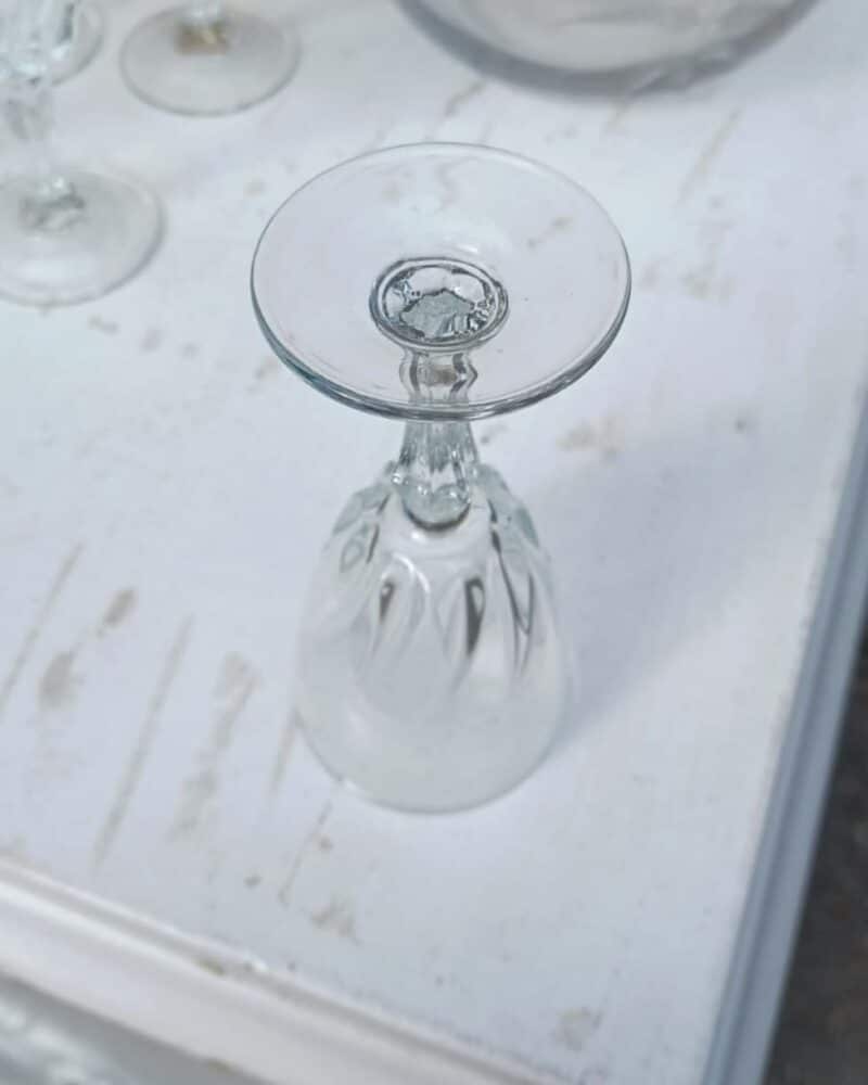 Fantastisk krystal portvins glas.