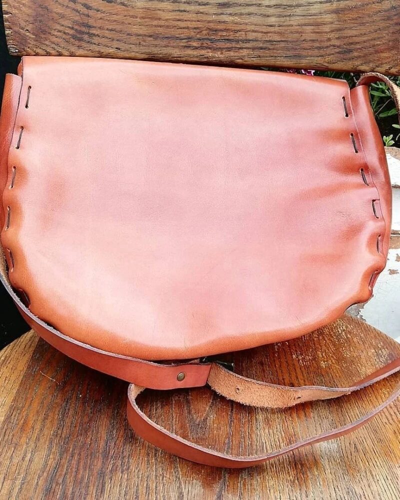 Super fin Boho/vintage inspireret læder taske