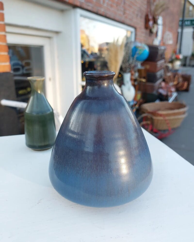 Fantastisk flot keramik vase i super smuk glasur fra Höganäs.