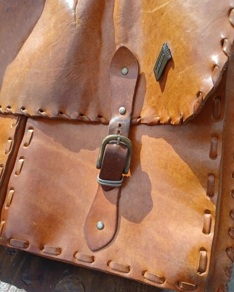Super fin Boho/vintage inspireret taske i læder