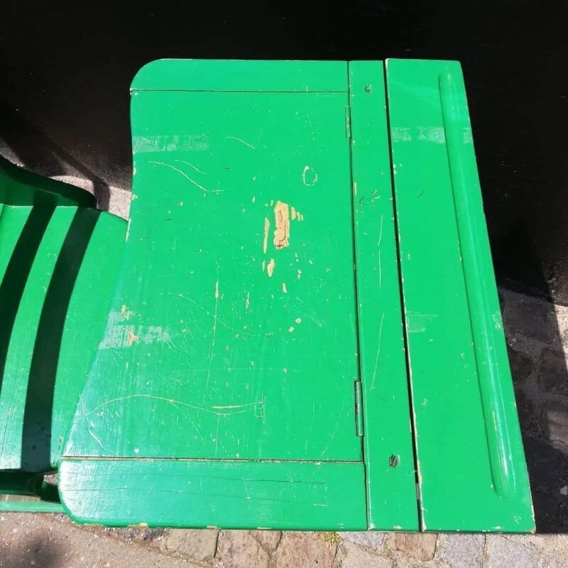 Skøn grøn skolepult