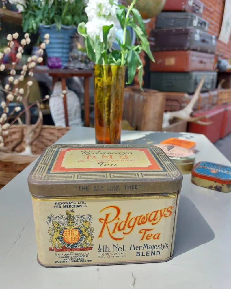 Skøn gammel Ridgways te dåse.