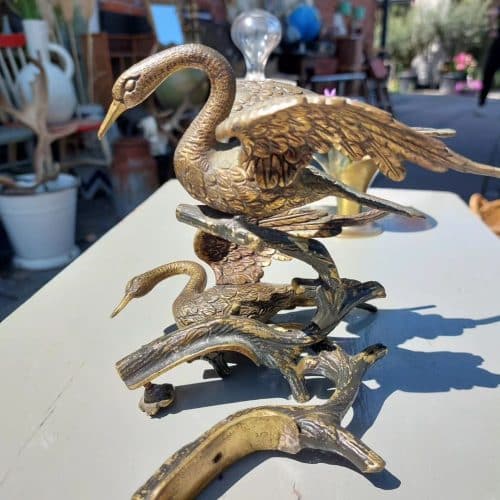 Prøv lige at se disse fantastiske bronze fugle.