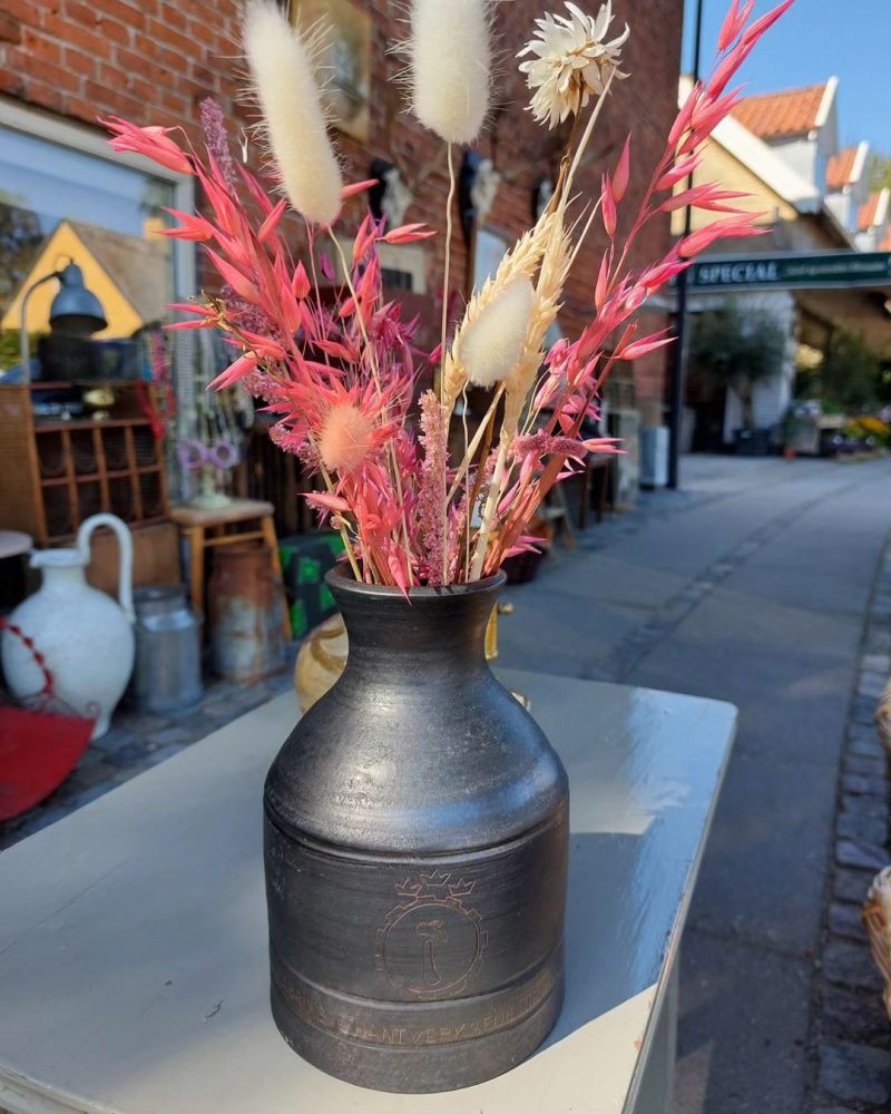 Flot svensk keramik vase fra "Fabriks Håndværksföreningen Ystad".